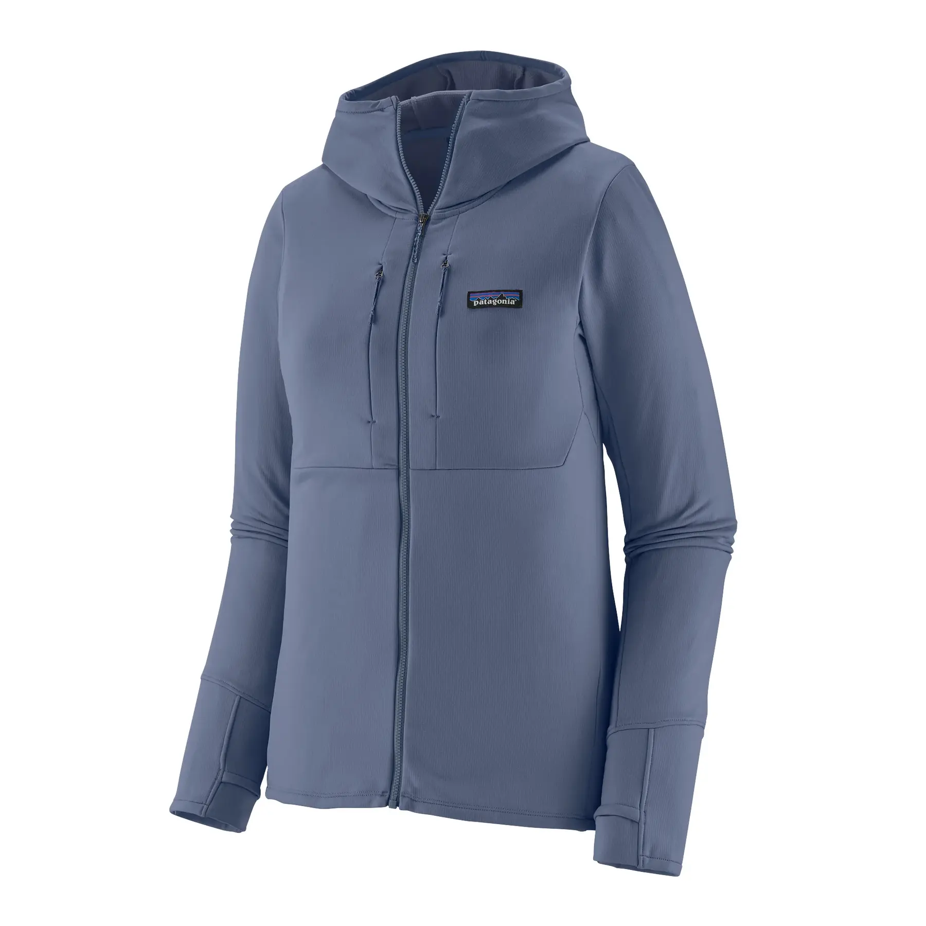 Damen Kapuzenjacke mit Reißverschluss wasserdicht Patagonia R1 Thermal