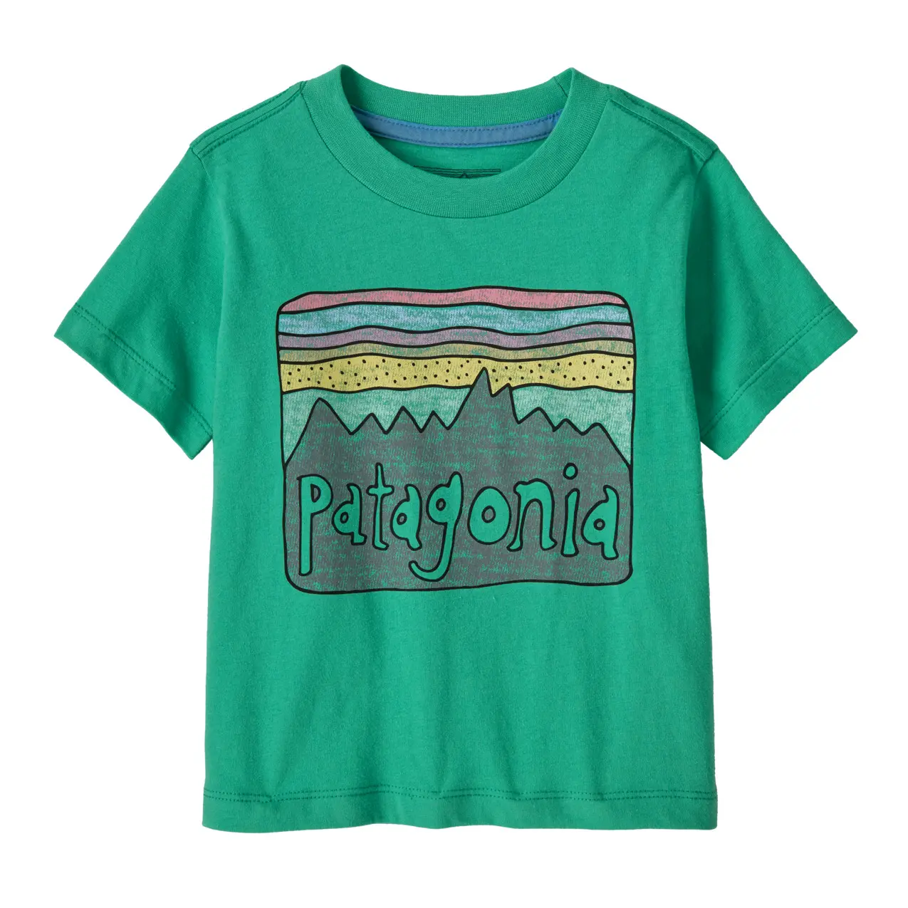 Patagonia Vert Baby T-Shirt Fitz Roy Skies