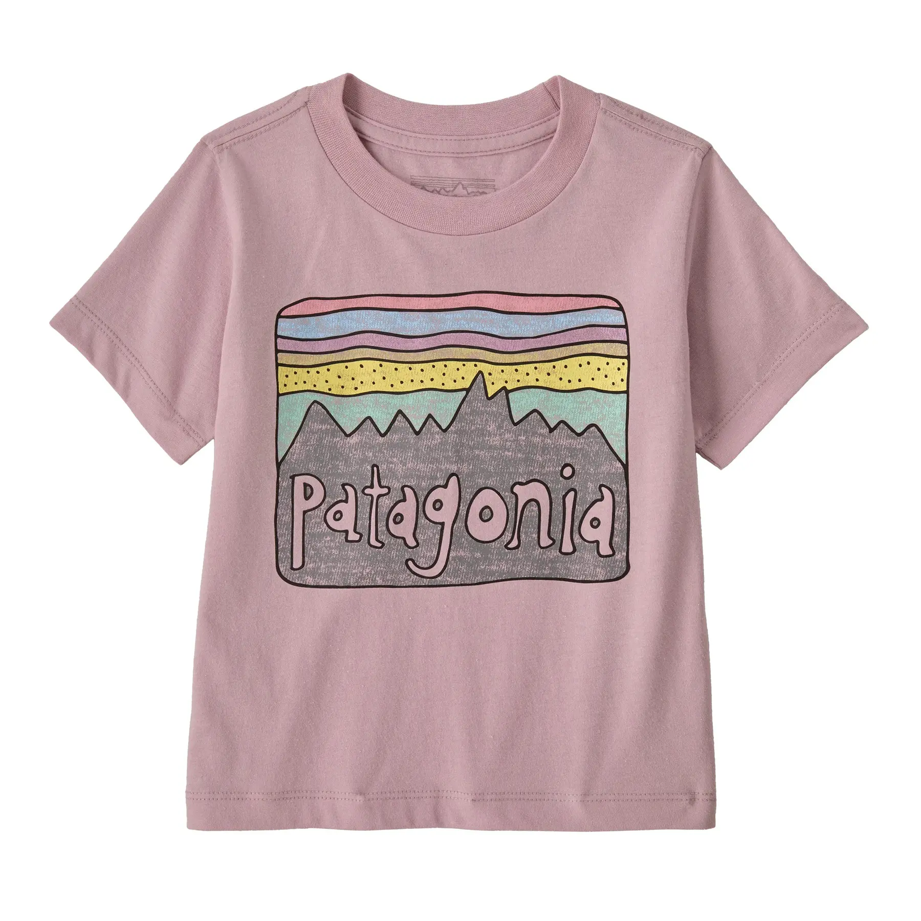 Patagonia Violet Baby T-Shirt Baby Fitz Roy Skies