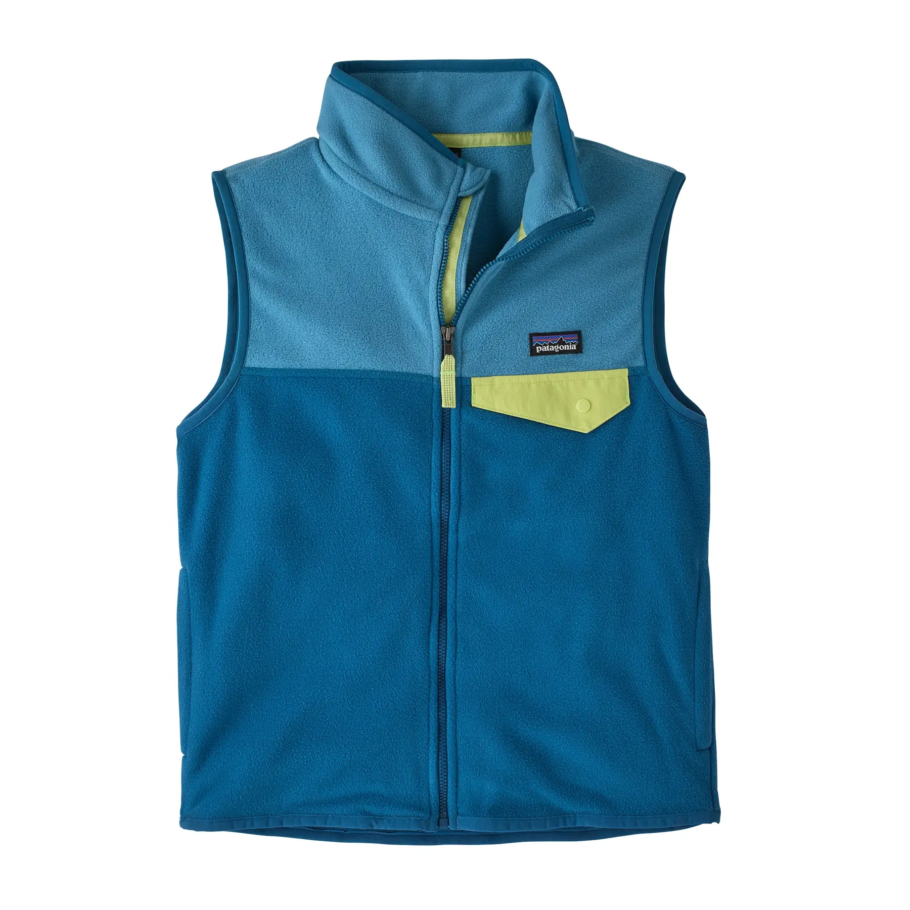 Ärmellose Weste Kind Patagonia Micro D Snap-T