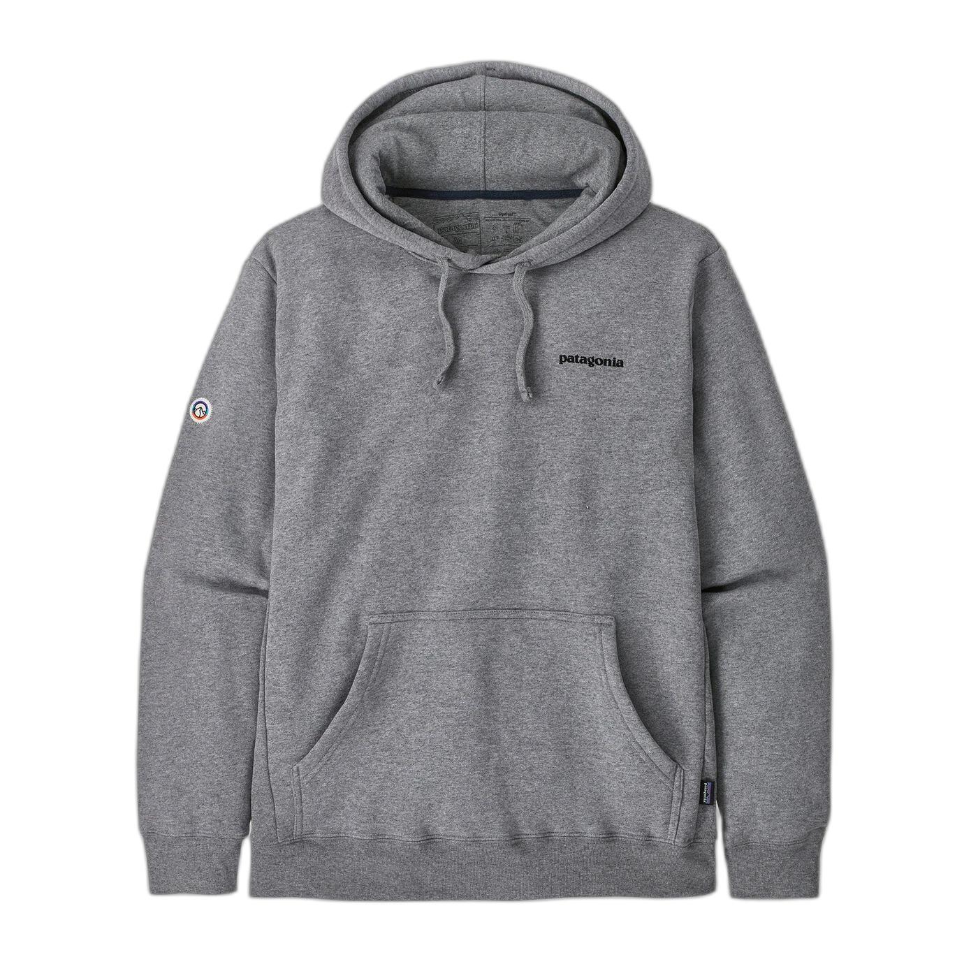 0195699120952 - Fitz Roy Icon Uprisal Hoody - Hoodie Gravel Heather S