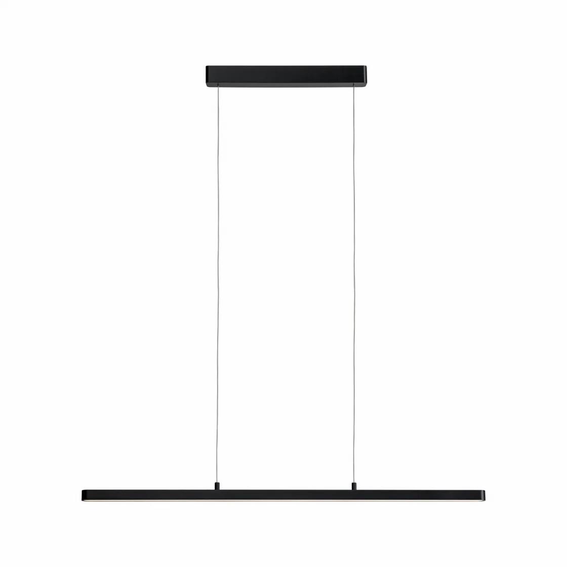 4000870796931 - Lento 79693 LED-Pendelleuchte led led fest eingebaut 37 w Schwarz (glänzend) - Paulmann