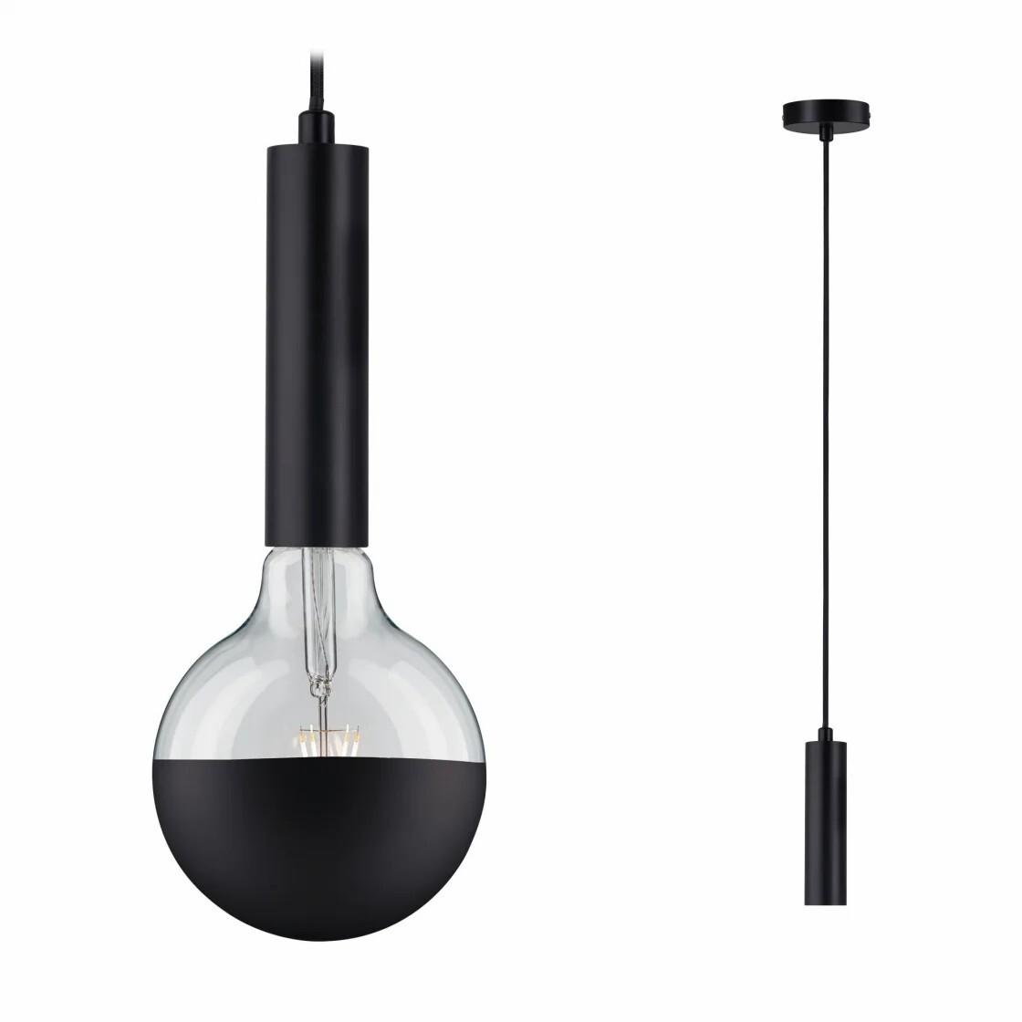 4000870797570 - 79757 Pendelleuchte Neordic Kine max 1x20W E27 Schwarz - Paulmann