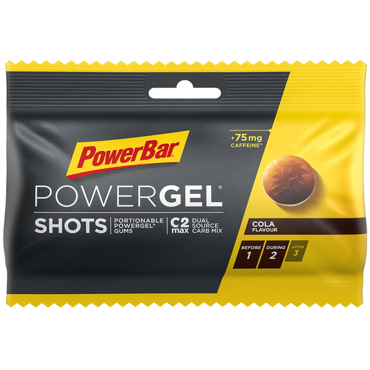 Velo Store - UK Shots PowerBar PowerGel 60gr (x24) | Extra 10% off with Subscription, Postage £16.79 to UK Fedex.