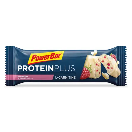 Velo Store - UK Bars PowerBar ProteinPlus L-Carnitin - Raspberry-Yoghurt (x30) | Extra 10% off with Subscription, Postage £16.79 to UK Fedex.