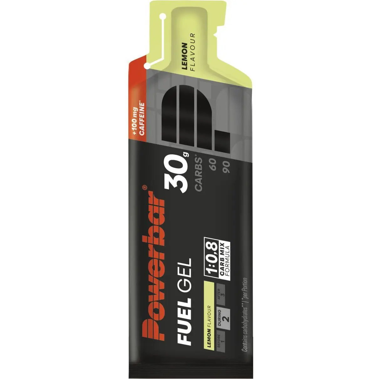Energiegel PowerBar Fuel Gel 30 Lemon (Caffeine)