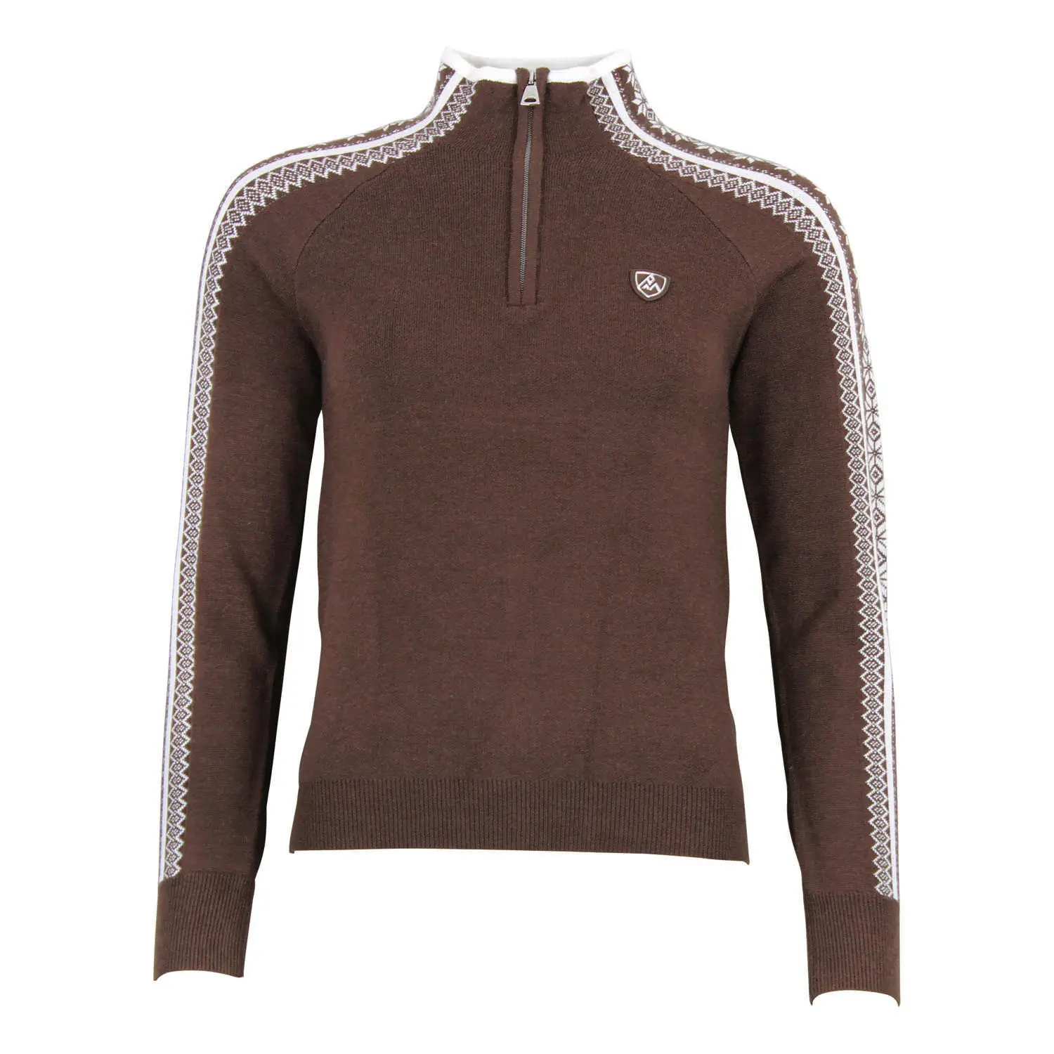 Damen Rollkragenpullover 1/2 Zip Peak Mountain Adomino