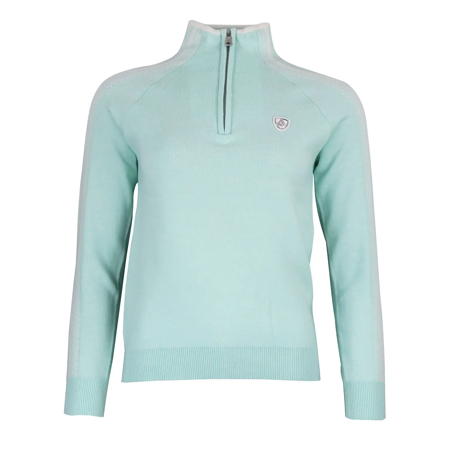 Damen Rollkragenpullover 1/2 Zip Peak Mountain Adomino