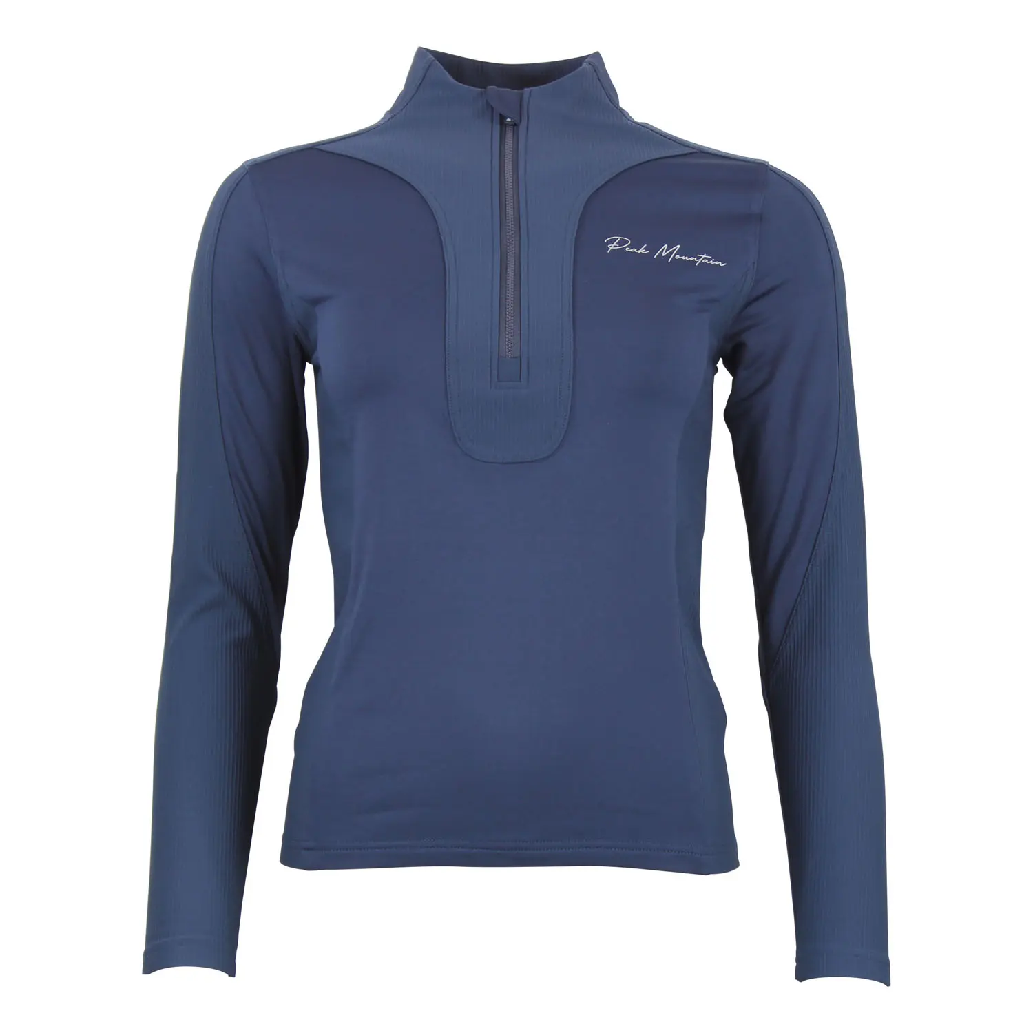 Damen Langarm-Zipshirt Peak Mountain Aramis