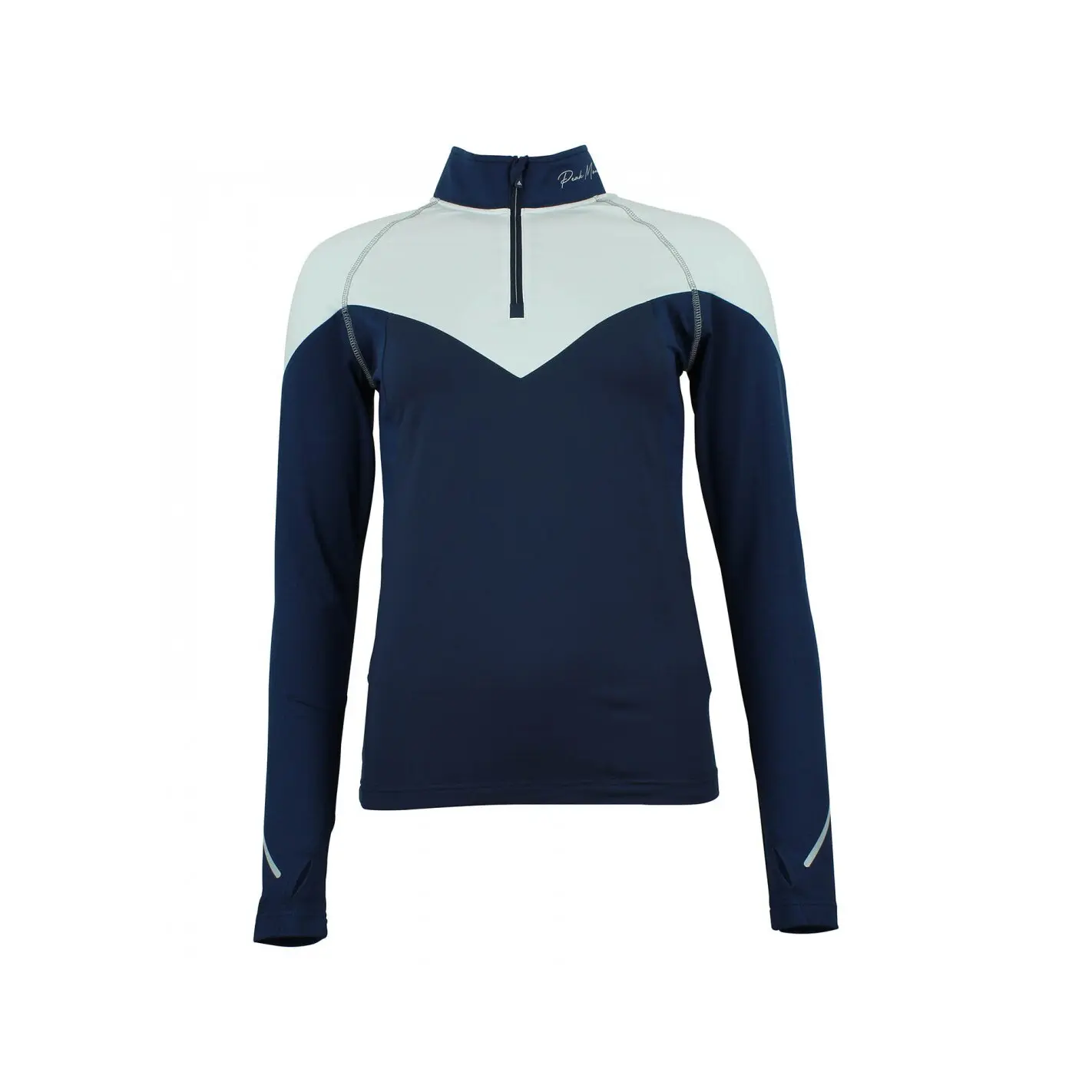 Women's 1st skin t-shirt with zip Peak Mountain