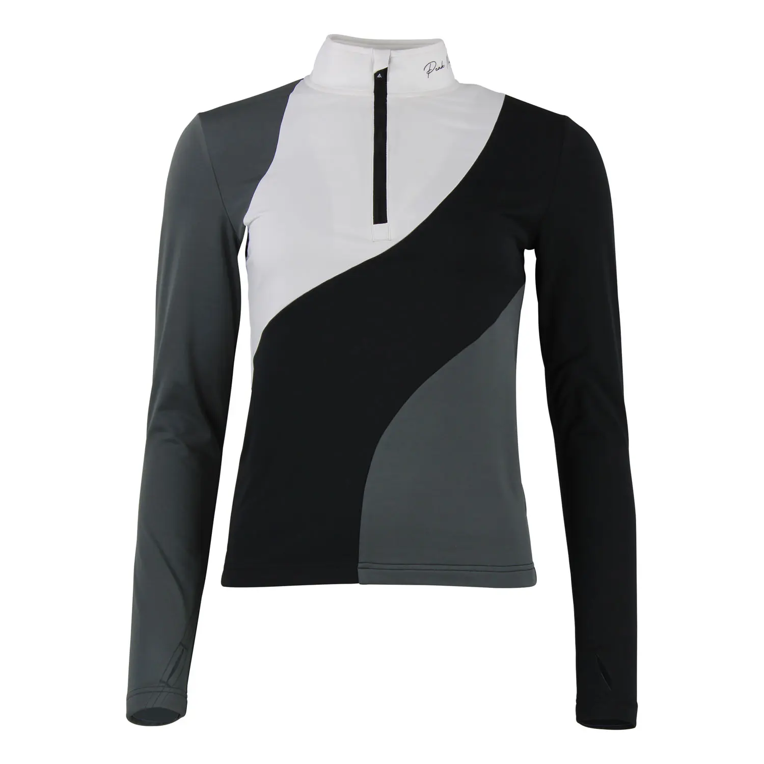 Damen Langarm-Zipshirt Peak Mountain Aramis