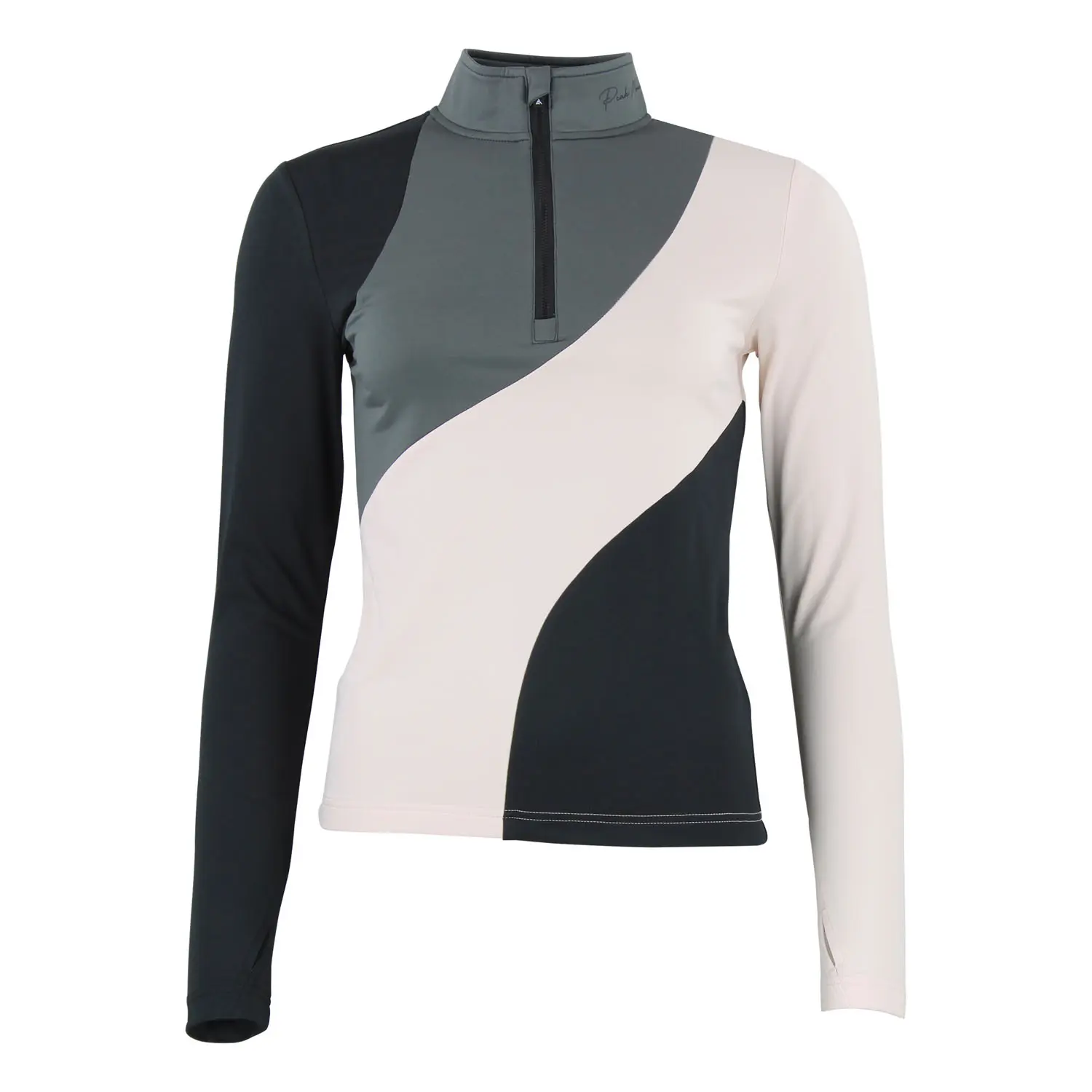 Damen Langarm-Zipshirt Peak Mountain Aramis