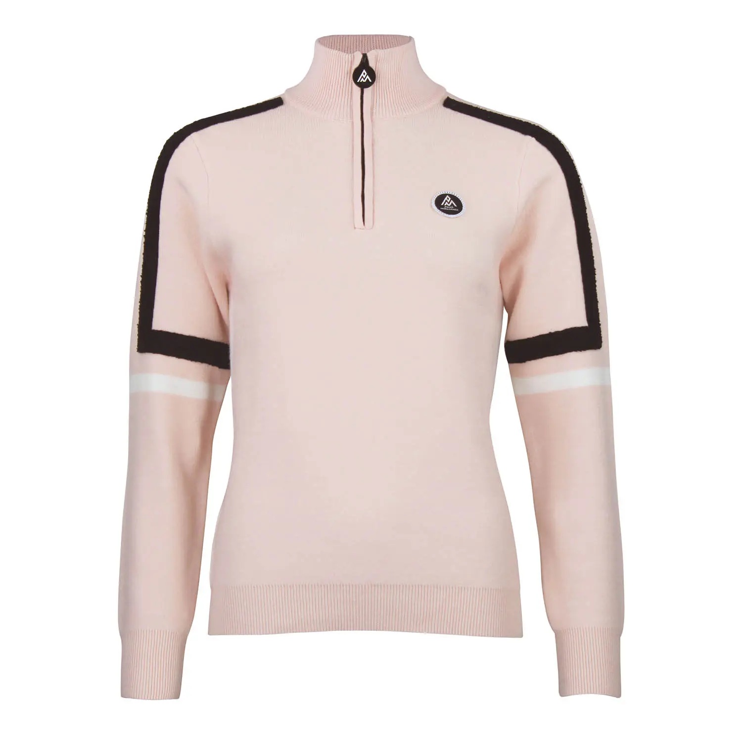 Damen Rollkragenpullover 1/2 Zip Peak Mountain Asta