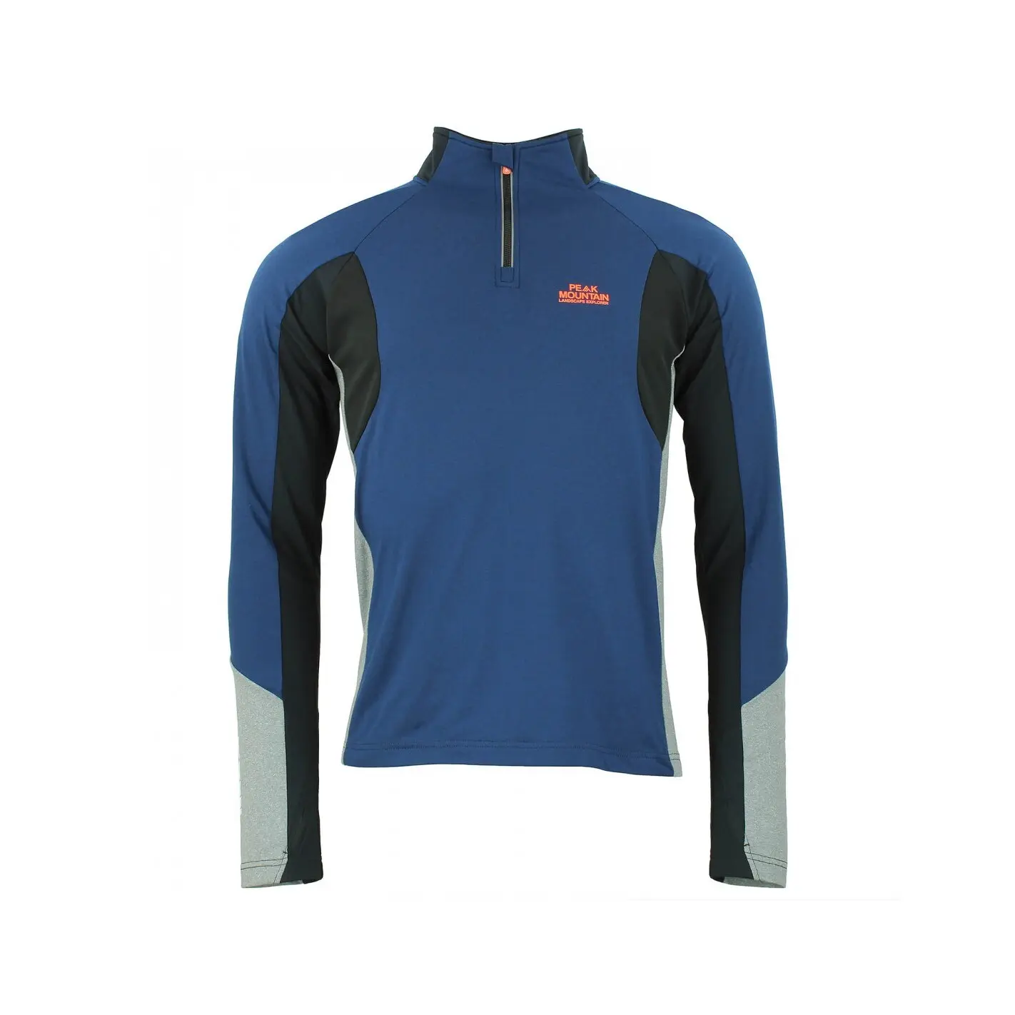 T-Shirt 1. Haut mit Reißverschluss Peak Mountain