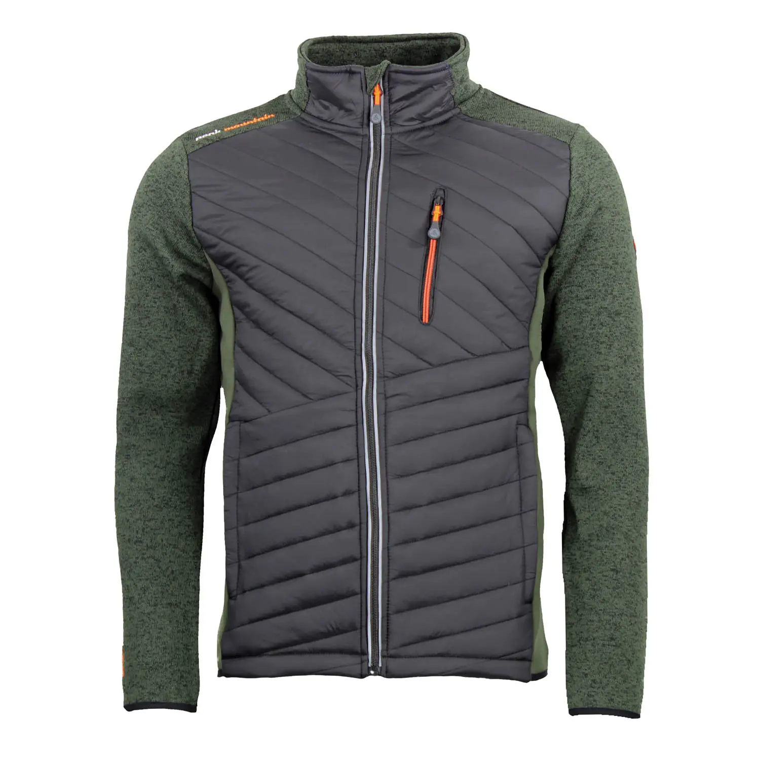 Fleecejacke mit gesteppte Einsätzen Peak Mountain Chacha