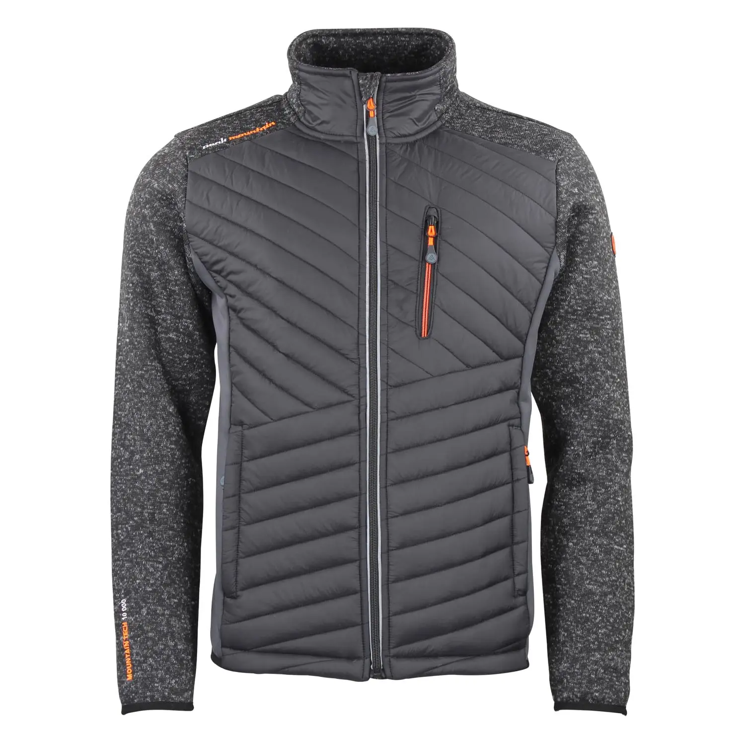 Fleecejacke mit gesteppte Einsätzen Peak Mountain Chacha