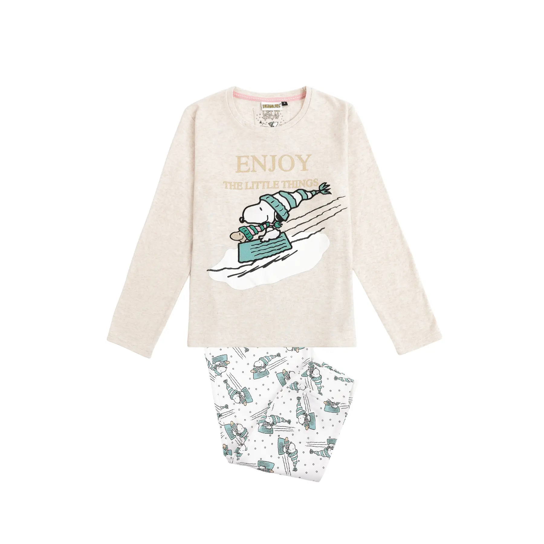 8433623788758 - Langarm-Pyjama Mädchen Let It Snow