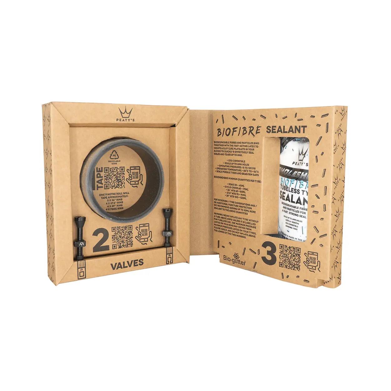 Velo Store - UK Conversion kit for 42mm tubeless valve Peaty's | Extra 10% off with Subscription, Postage £16.79 to UK Fedex.