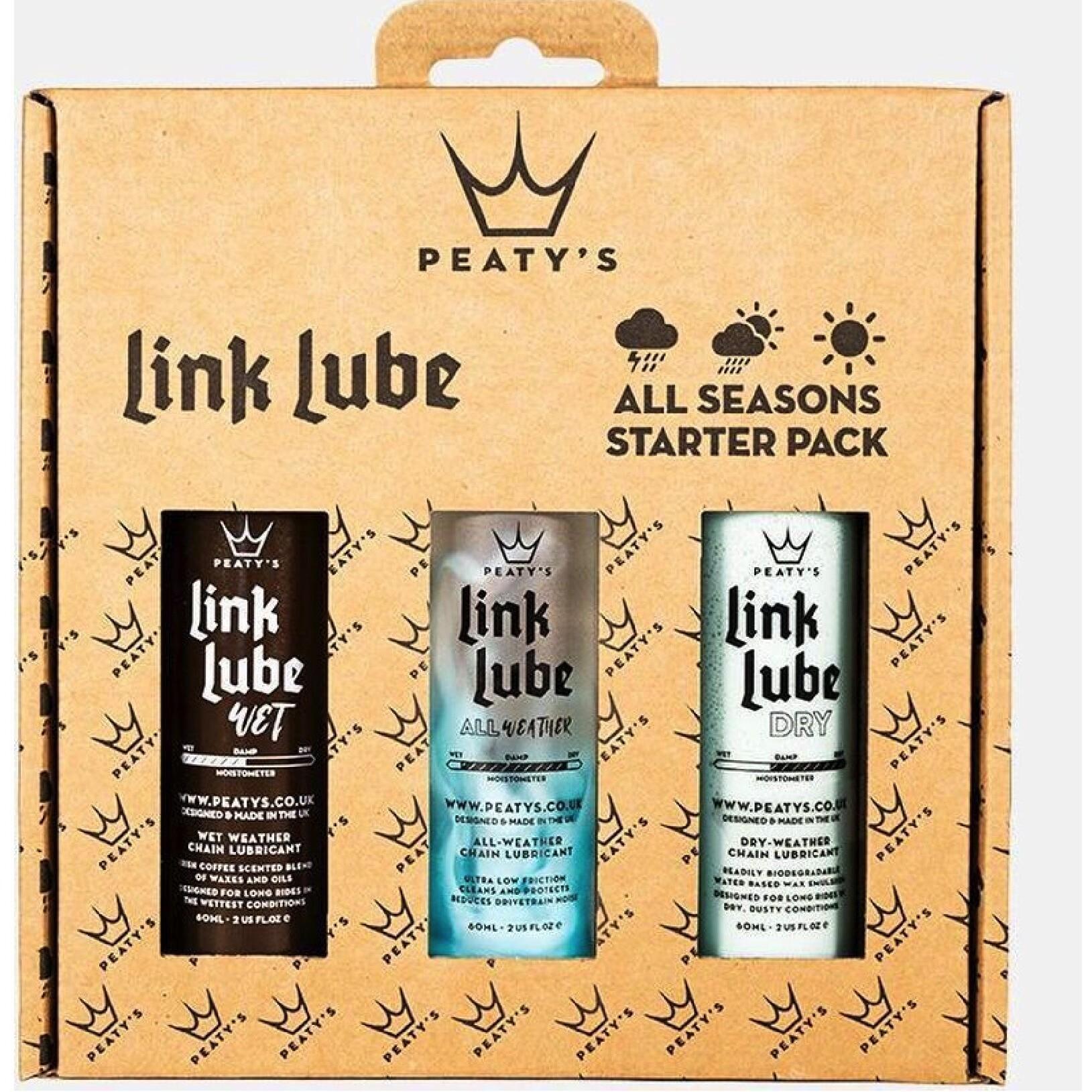 Peaty's LinkLube All Seasons Kettenöl Starter Pack