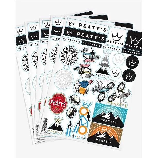 Velo Store - UK Stickers Peaty's | Extra 10% off with Subscription, Postage £16.79 to UK Fedex.