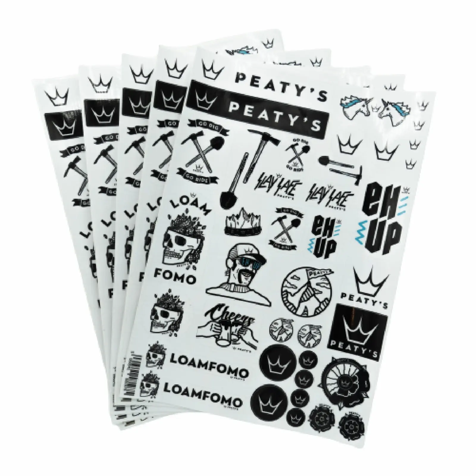 Velo Store - UK Stickers pack Peaty's | Extra 10% off with Subscription, Postage £16.79 to UK Fedex.