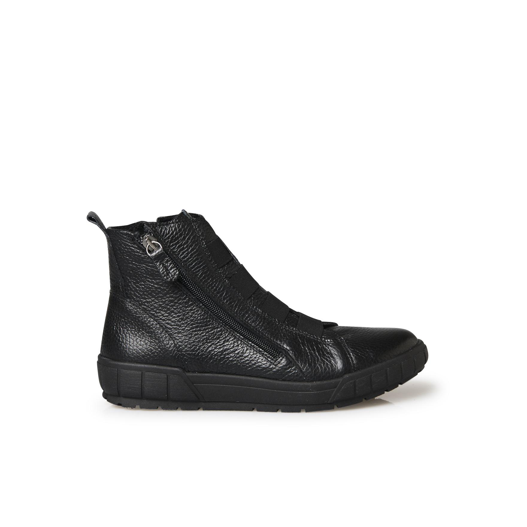 Sneakers alte con zip donna