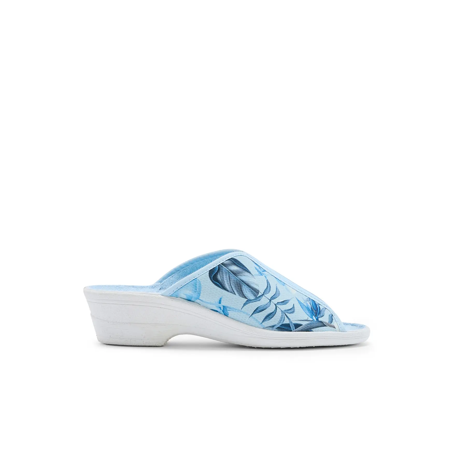 Zoccoli con zeppa elasticizzati donna