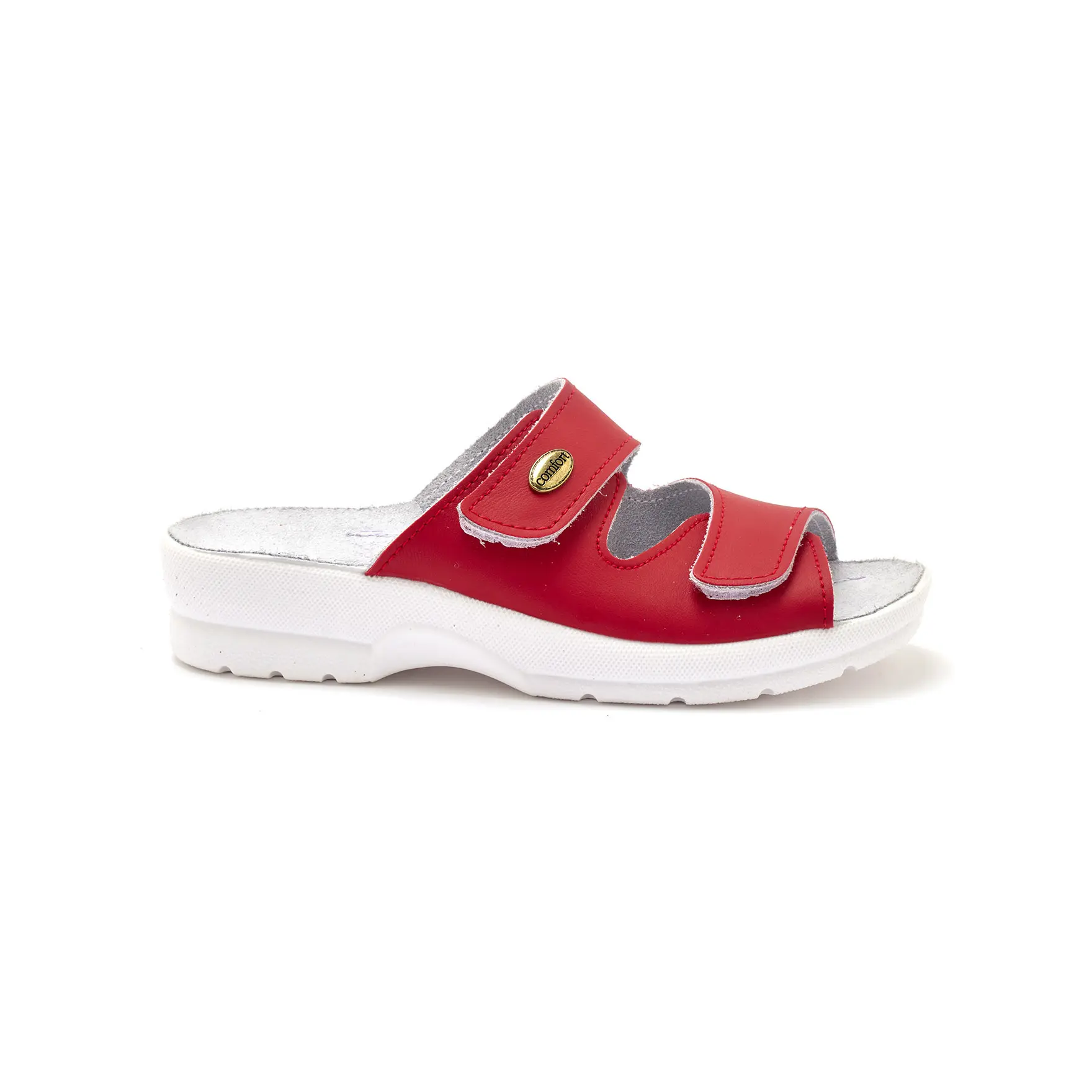Pediconfort Muli Donna In Lana - Pantofole Aperte Con Suola In Gomma, Comode E Calde, Larghezza Comfort