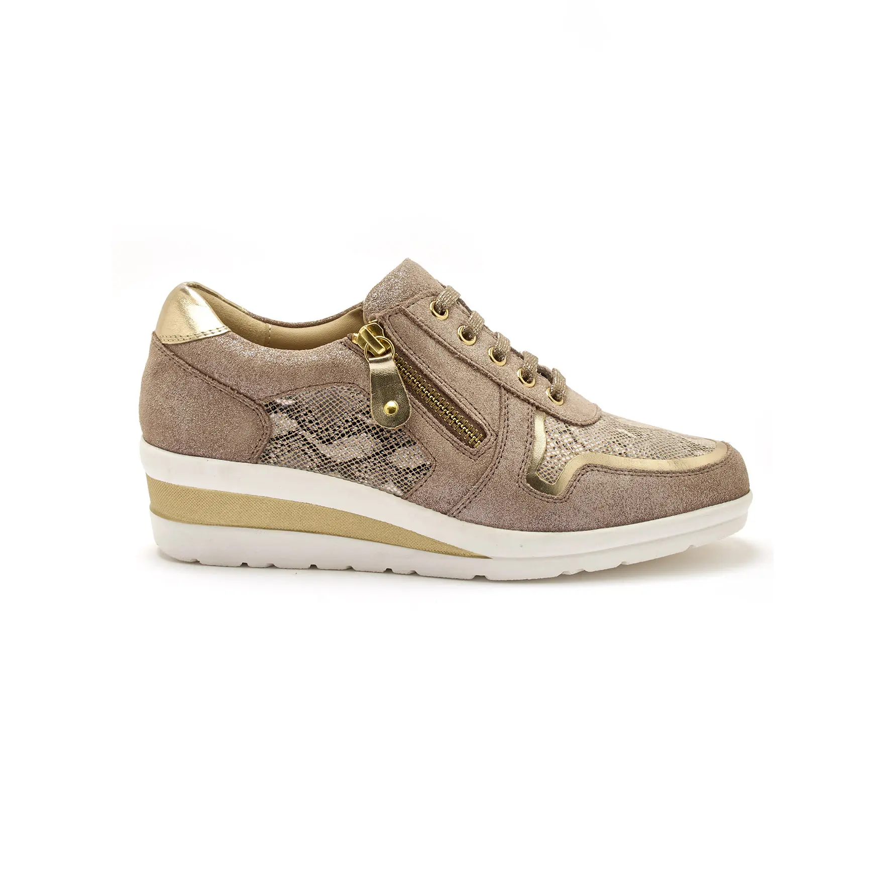 Image of Damen Leder Sneakers mit Luftsohle Pédiconfort