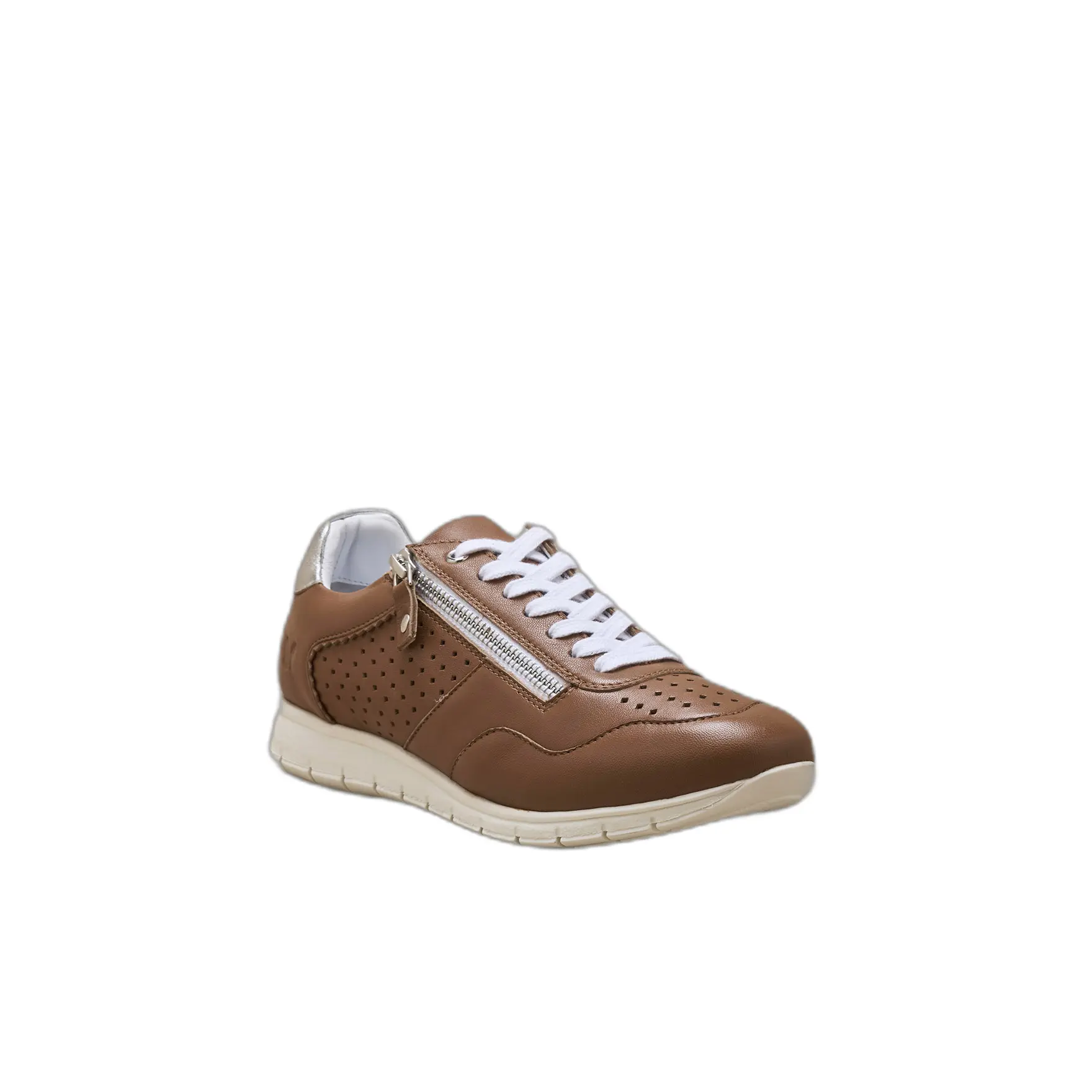 Damen Sneakers aus Leder mit herausnehmbarer Air-Sohle Pédiconfort