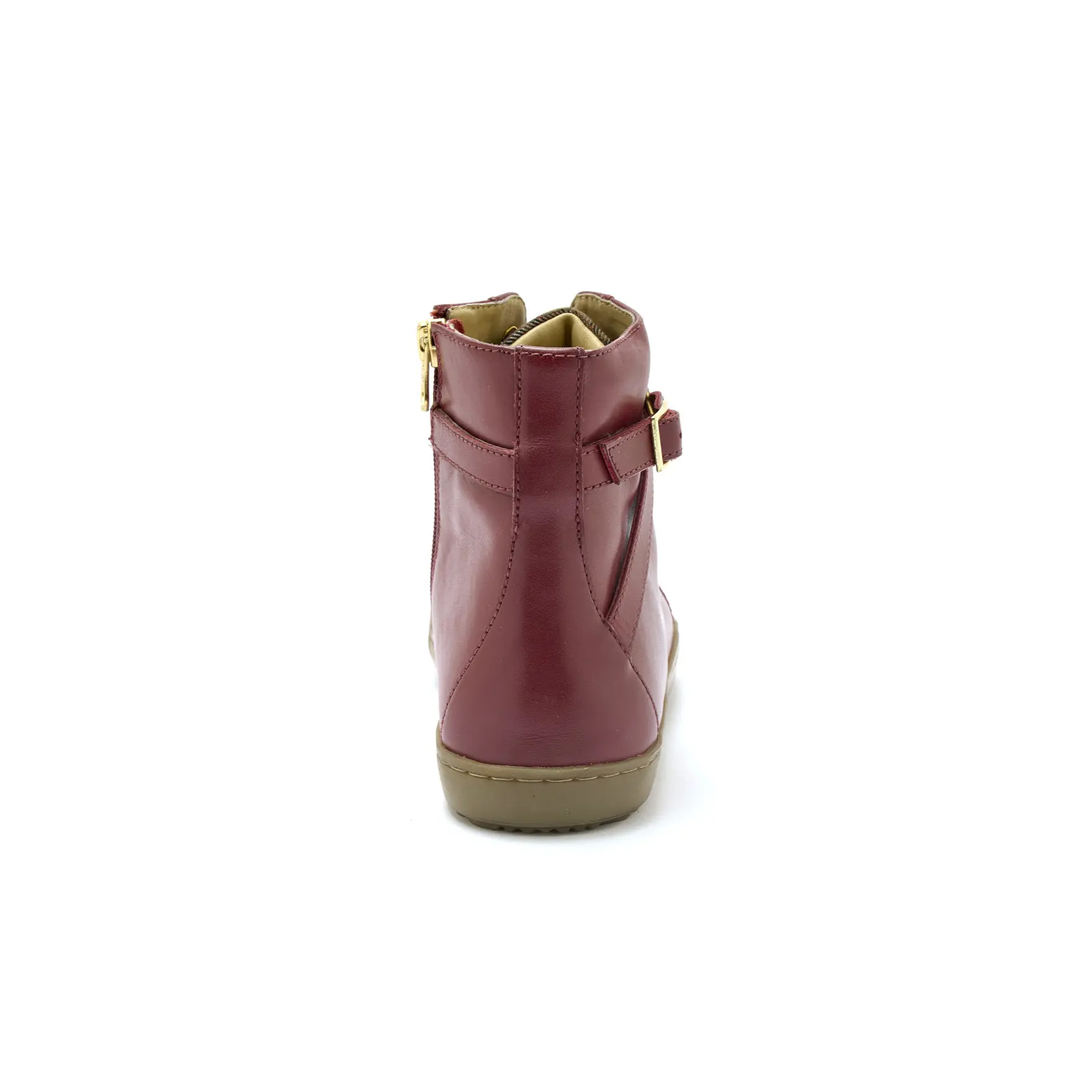Sneakers alte marroni con patch logo Lee Cooper