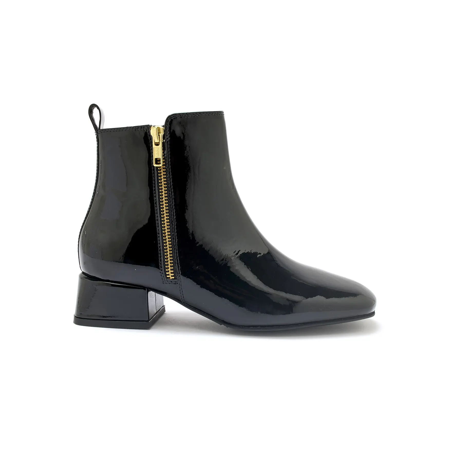 Lackleder-Stiefeletten für Damen Pédiconfort