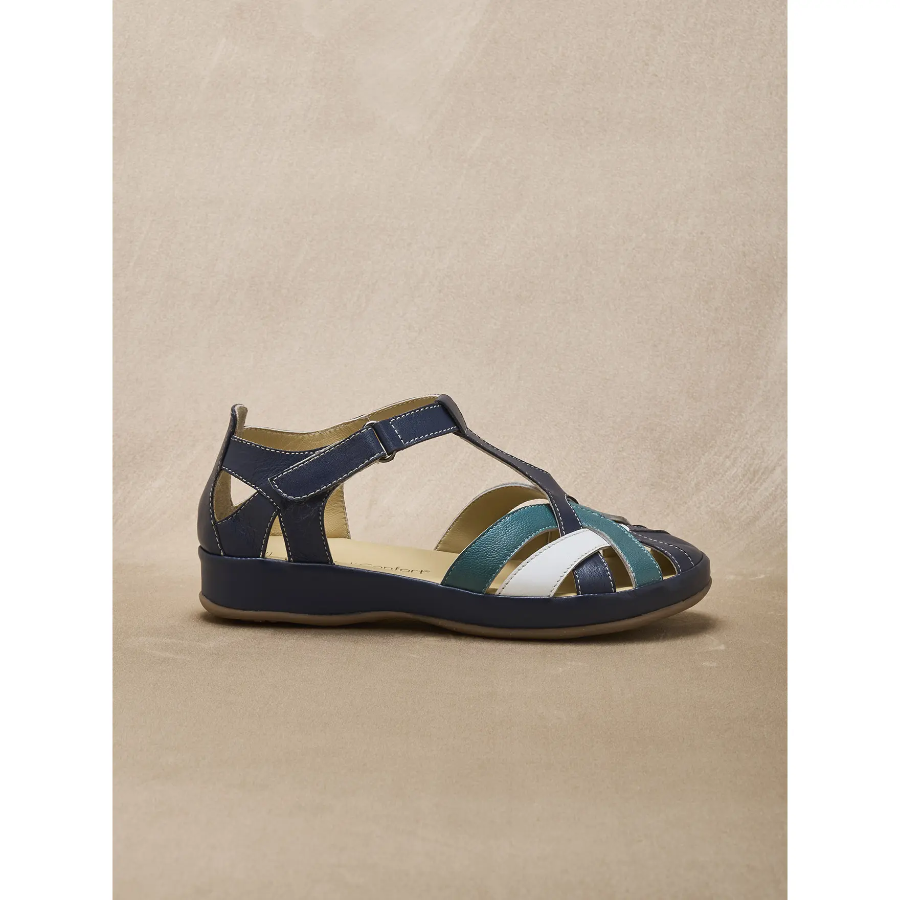 Ballerine salomé in pelle con cinturino incrociato donna