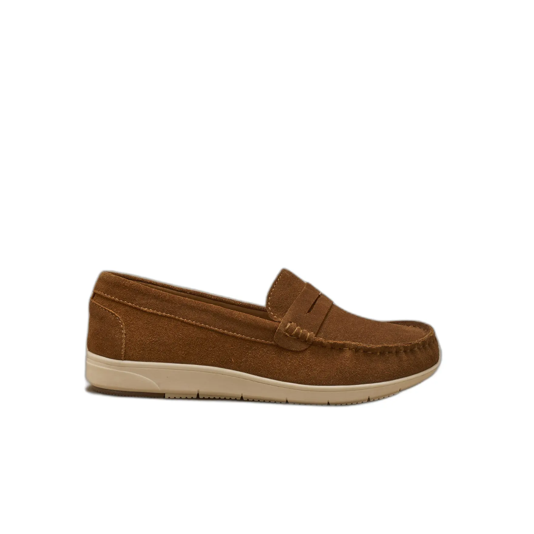 Damen Wildleder Mokassins Pédiconfort