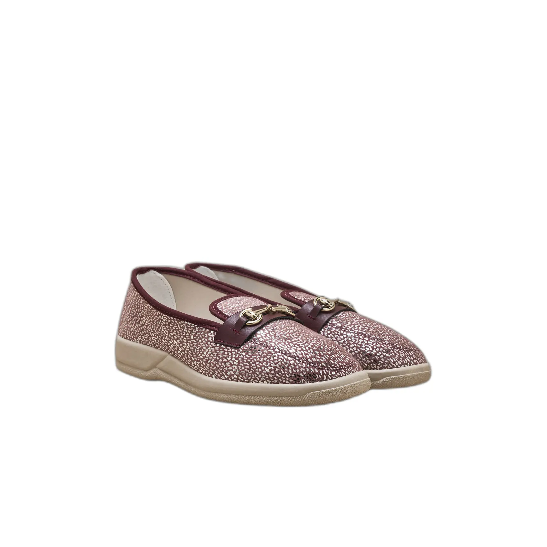 Women’s fabric loafers with sponge lining Pédiconfort