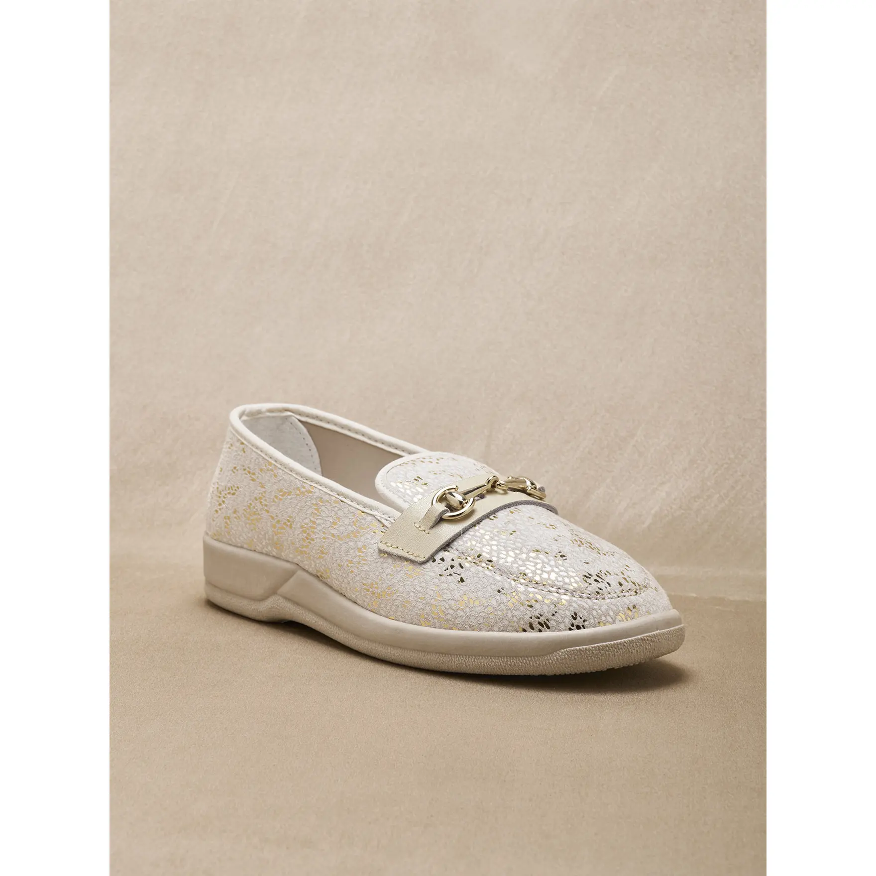 Pediconfort - Mocasines Mujer, Beige (Beige), 36 EU