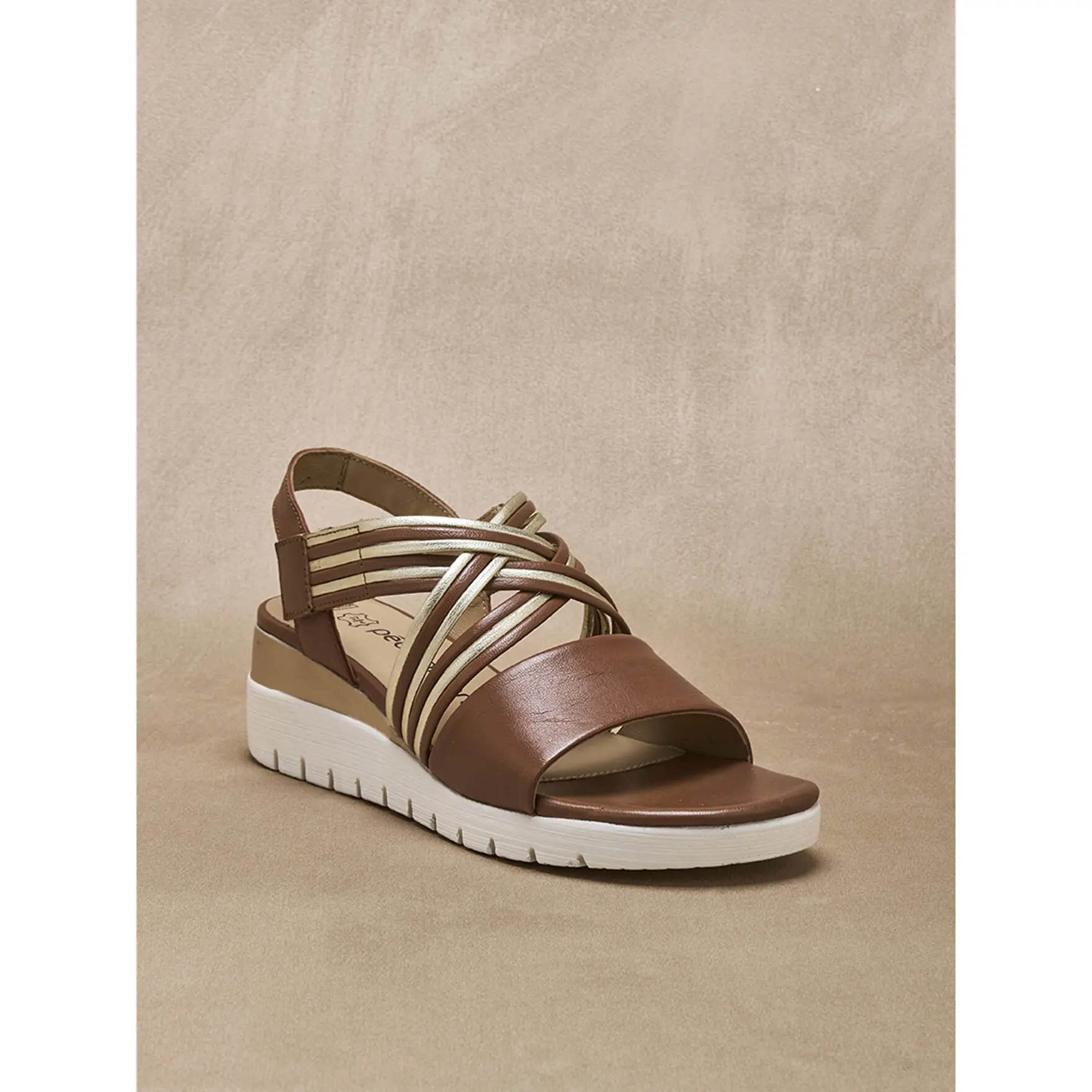 Sandales Brides CroiséEs à Scratch Femme PéDiconfort-image