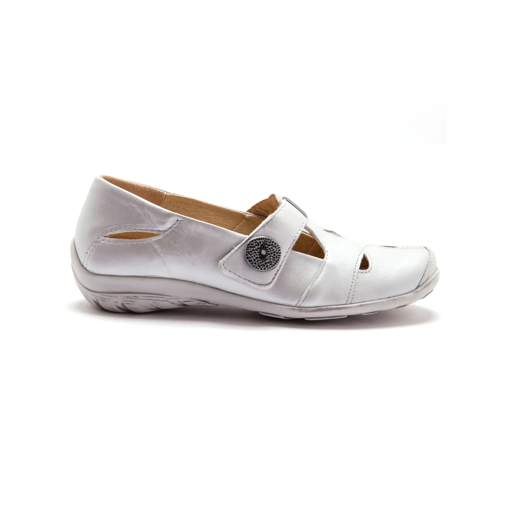 Image of Fantasie-Ballerinas mit Klettverschluss für Damen Pédiconfort