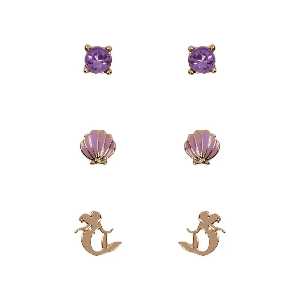 Peers Hardy Unisex Violet Earrings The Little Mermaid (X3)