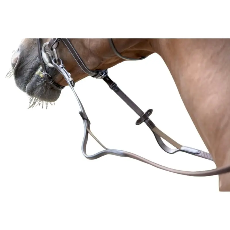 Pénélope Marron Elastic Horse Reins