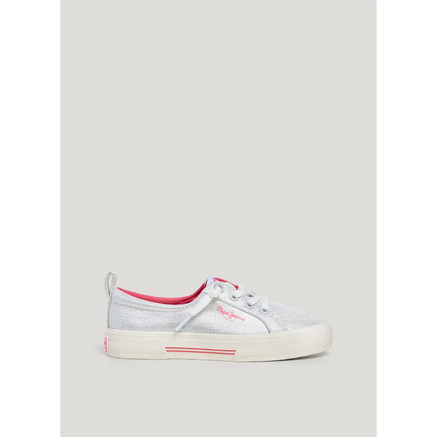 Pepe Jeans Women's Argenté Sneakers Kenton Chic