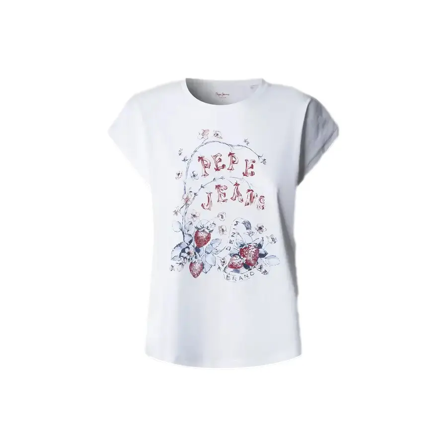 Pepe Jeans Women's Blanc T-Shirt Maura