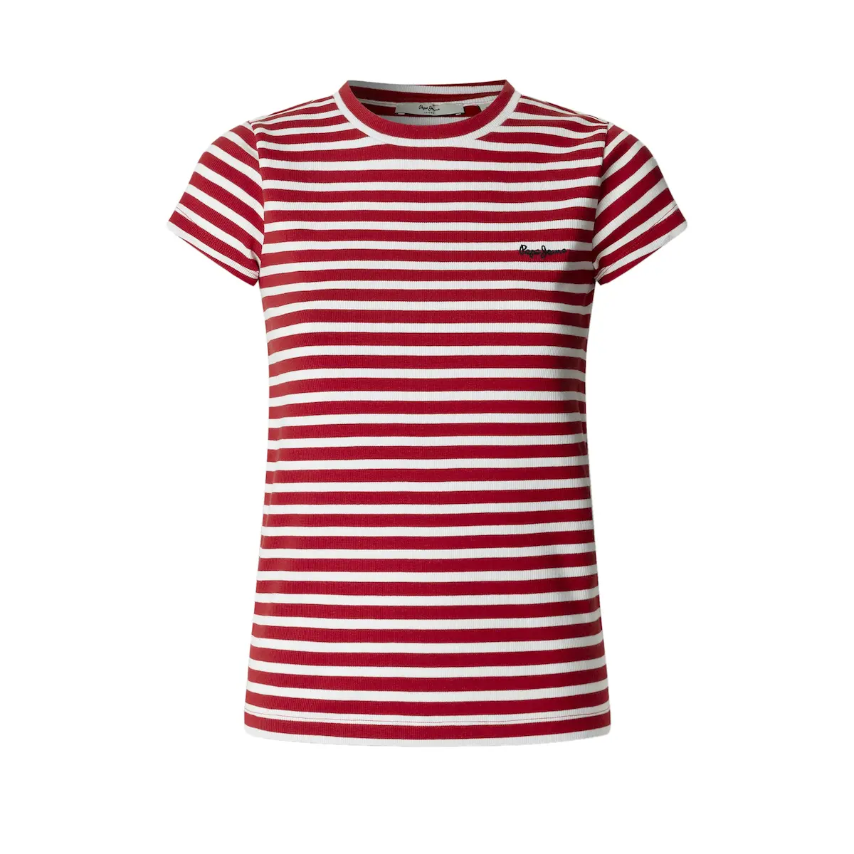 Pepe Jeans Women's Rouge Striped T-Shirt Merida
