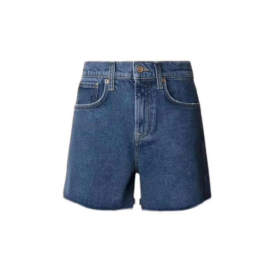 Pepe Jeans Women's Bleu Shorts A-Line Hw Rachel
