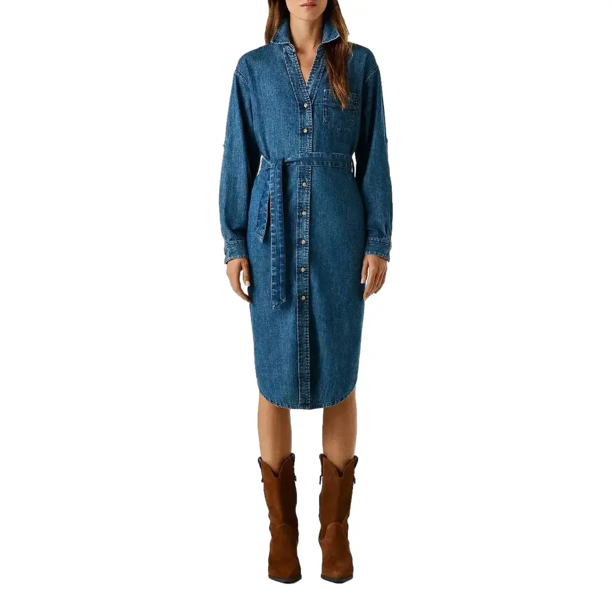 Vestito donna in denim  Angie