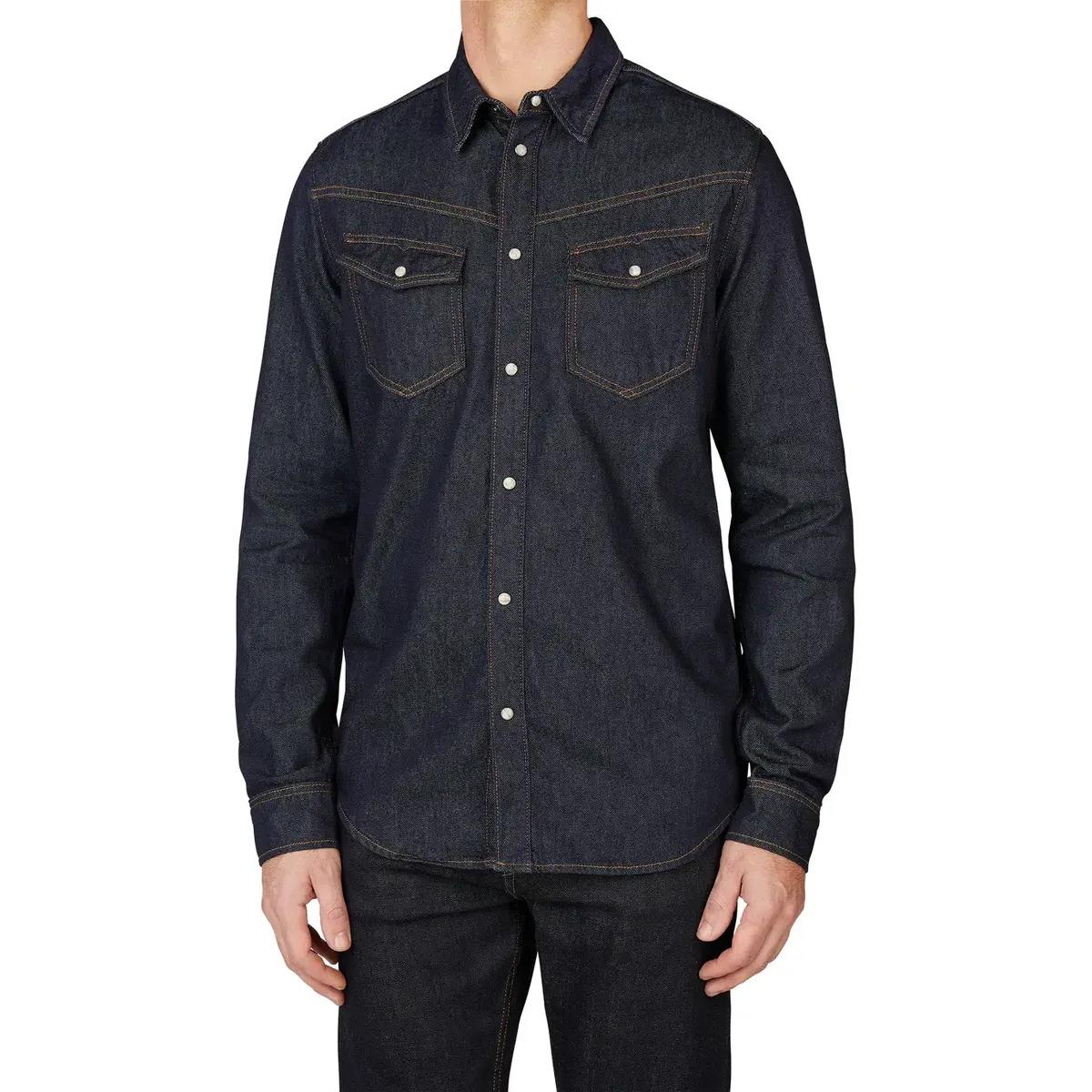 8447166610827 - Jeanshemd mit langen Ärmeln Western Rinse