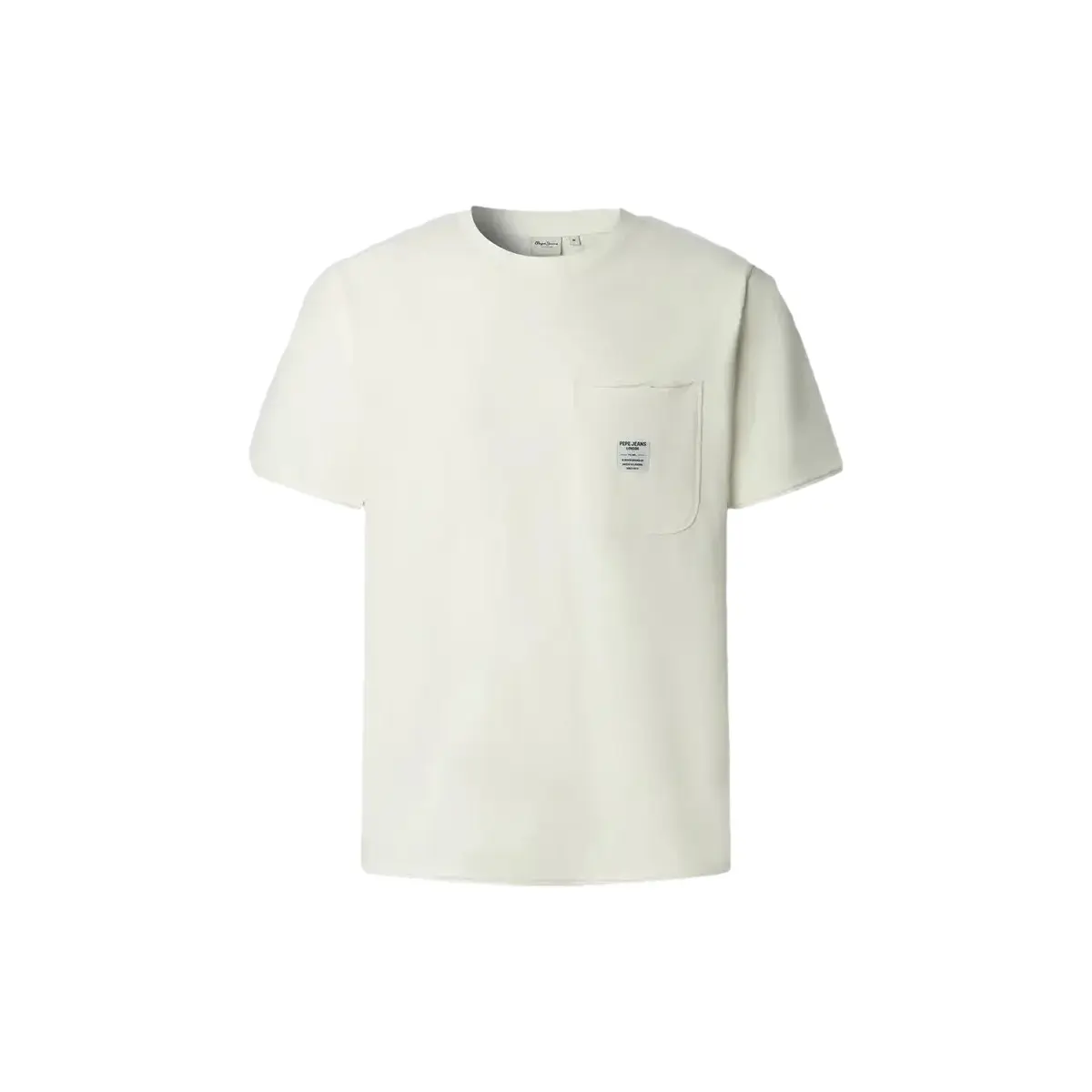 Pepe Jeans Men's Blanc T-Shirt Sunday