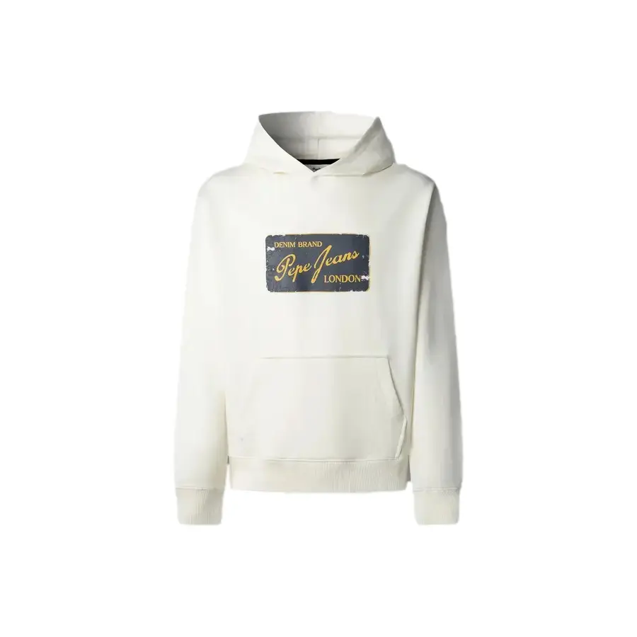 Pepe Jeans Blanc Hooded Sweatshirt Suen