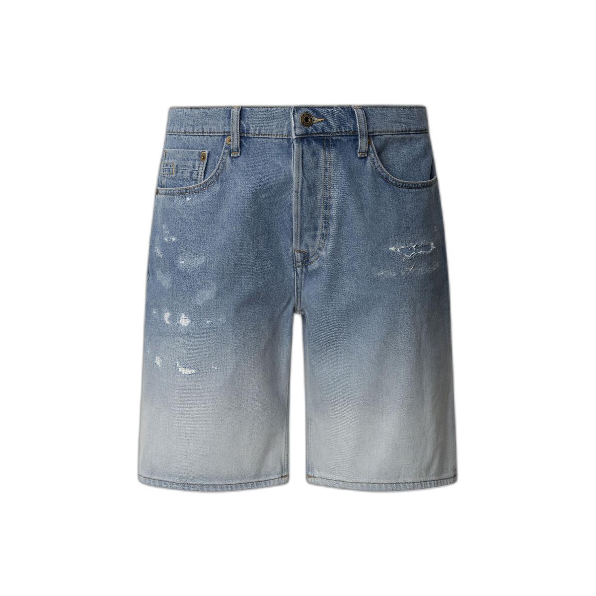 8447166200462 - Loose Fit Jeansshorts im Destroyed-Look