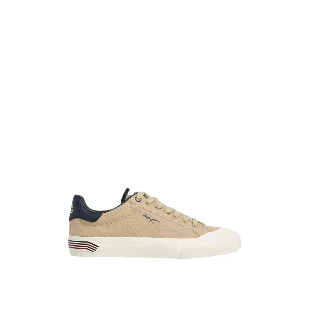 Pepe Jeans Men's Beige Baskets Taylor Break